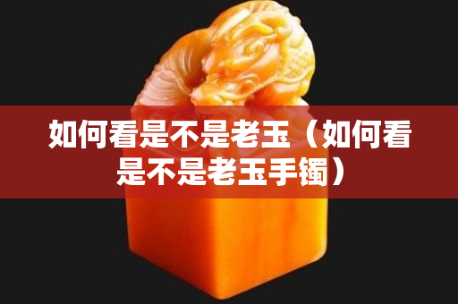 如何看是不是老玉（如何看是不是老玉手镯）