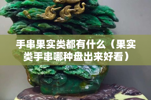 手串果实类都有什么（果实类手串哪种盘出来好看）