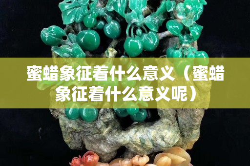 蜜蜡象征着什么意义（蜜蜡象征着什么意义呢）