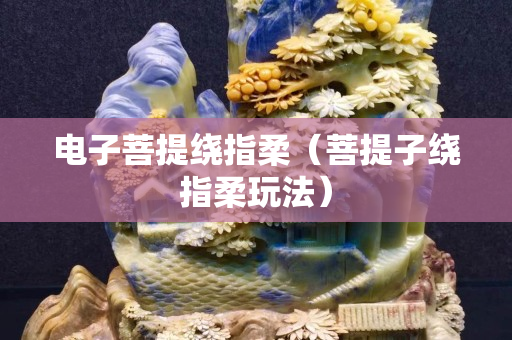 电子菩提绕指柔（菩提子绕指柔玩法）
