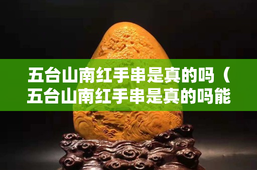 五台山南红手串是真的吗（五台山南红手串是真的吗能盘玩吗）