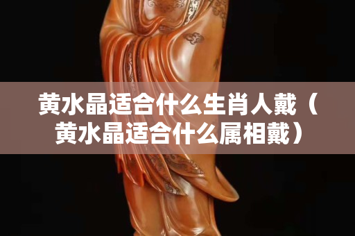 黄水晶适合什么生肖人戴（黄水晶适合什么属相戴）