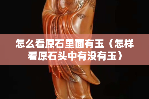怎么看原石里面有玉（怎样看原石头中有没有玉）