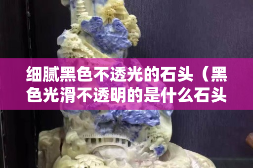 细腻黑色不透光的石头（黑色光滑不透明的是什么石头）