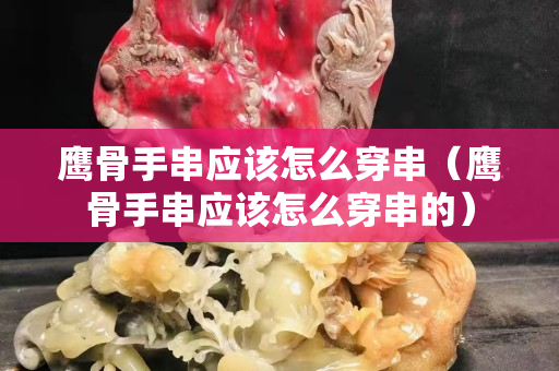 鹰骨手串应该怎么穿串（鹰骨手串应该怎么穿串的）