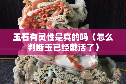 玉石有灵性是真的吗（怎么判断玉已经戴活了）