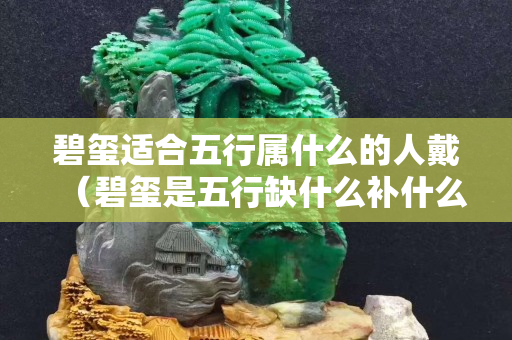 碧玺适合五行属什么的人戴（碧玺是五行缺什么补什么吗？）