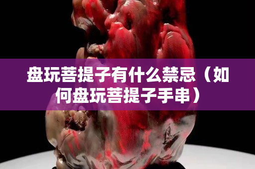 盘玩菩提子有什么禁忌（如何盘玩菩提子手串）
