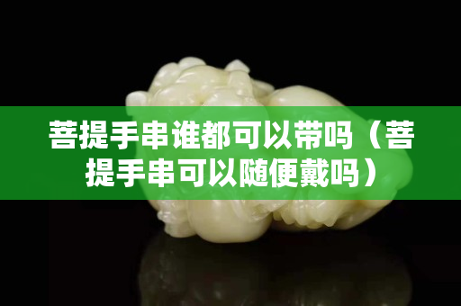 菩提手串谁都可以带吗（菩提手串可以随便戴吗）
