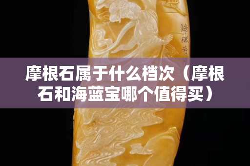 摩根石属于什么档次（摩根石和海蓝宝哪个值得买）