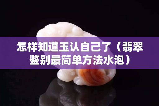 怎样知道玉认自己了（翡翠鉴别最简单方法水泡）