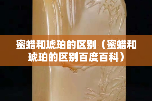蜜蜡和琥珀的区别（蜜蜡和琥珀的区别百度百科）