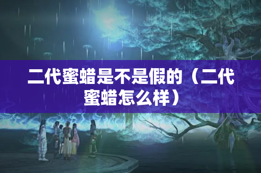 二代蜜蜡是不是假的（二代蜜蜡怎么样）