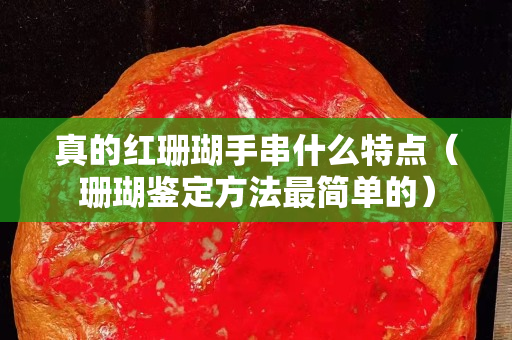 真的红珊瑚手串什么特点（珊瑚鉴定方法最简单的）