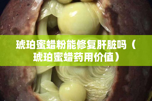 琥珀蜜蜡粉能修复肝脏吗（琥珀蜜蜡药用价值）