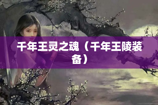 千年王灵之魂（千年王陵装备）