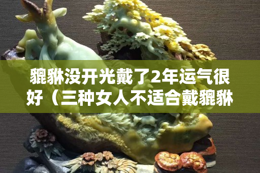 貔貅没开光戴了2年运气很好（三种女人不适合戴貔貅）