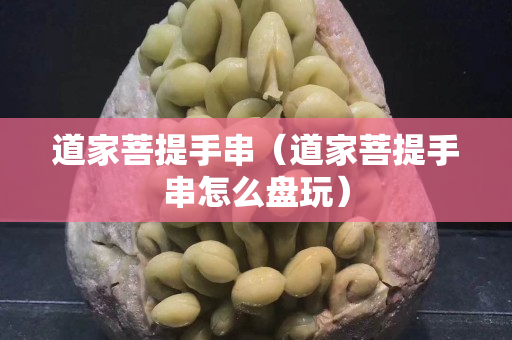 道家菩提手串（道家菩提手串怎么盘玩）