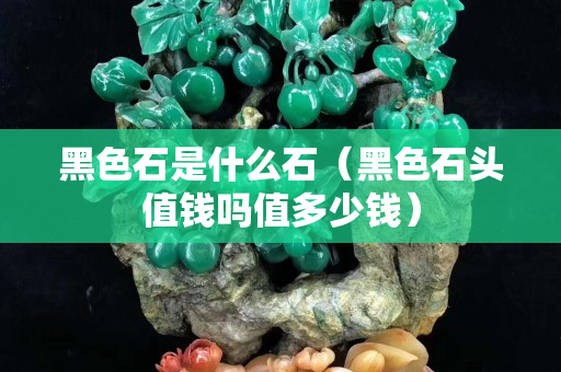黑色石是什么石（黑色石头值钱吗值多少钱）