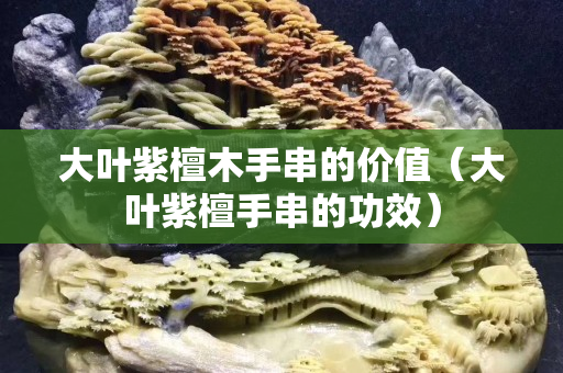 大叶紫檀木手串的价值（大叶紫檀手串的功效）