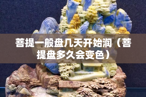 菩提一般盘几天开始润（菩提盘多久会变色）