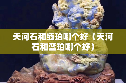 天河石和缅珀哪个好（天河石和蓝珀哪个好）