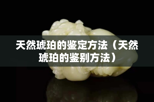 天然琥珀的鉴定方法（天然琥珀的鉴别方法）