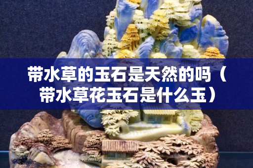 带水草的玉石是天然的吗（带水草花玉石是什么玉）