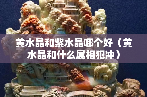 黄水晶和紫水晶哪个好（黄水晶和什么属相犯冲）