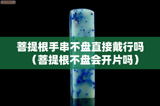 菩提根手串不盘直接戴行吗（菩提根不盘会开片吗）