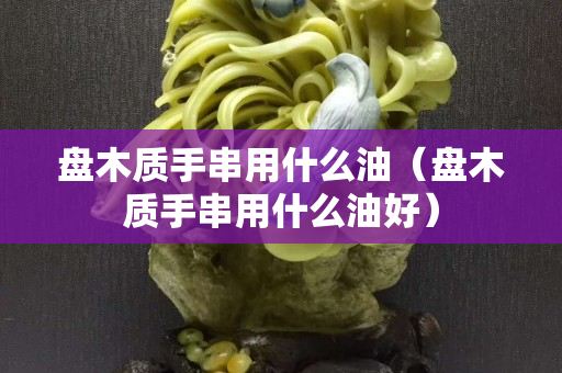 盘木质手串用什么油（盘木质手串用什么油好）