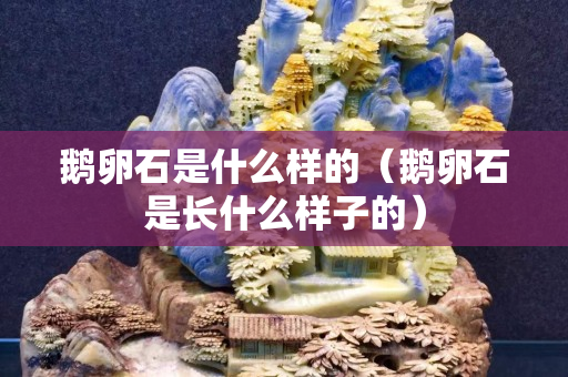 鹅卵石是什么样的（鹅卵石是长什么样子的）