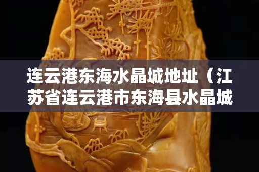 连云港东海水晶城地址（江苏省连云港市东海县水晶城2号馆4楼）