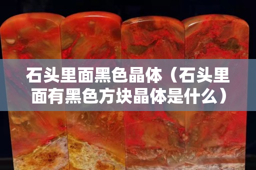 石头里面黑色晶体（石头里面有黑色方块晶体是什么）