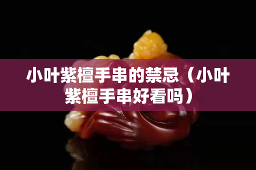 小叶紫檀手串的禁忌（小叶紫檀手串好看吗）