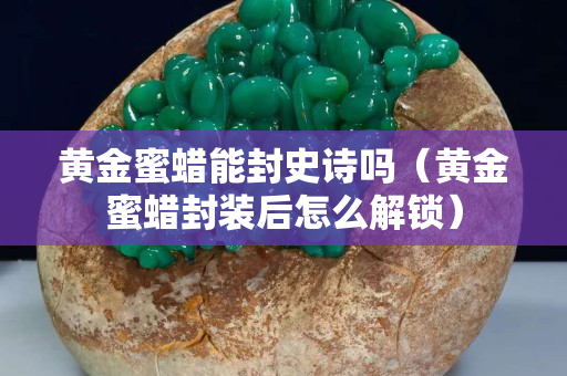 黄金蜜蜡能封史诗吗（黄金蜜蜡封装后怎么解锁）