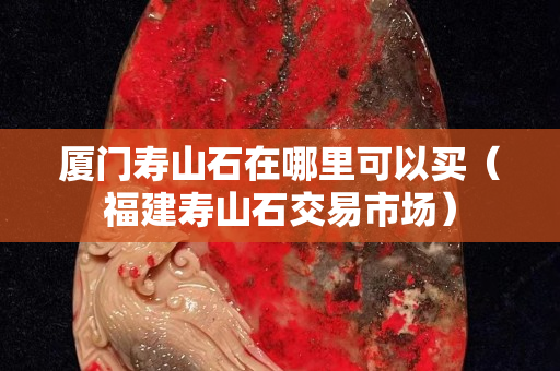 厦门寿山石在哪里可以买（福建寿山石交易市场）