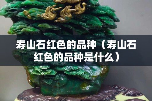 寿山石红色的品种（寿山石红色的品种是什么）