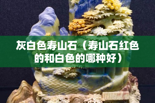 灰白色寿山石（寿山石红色的和白色的哪种好）