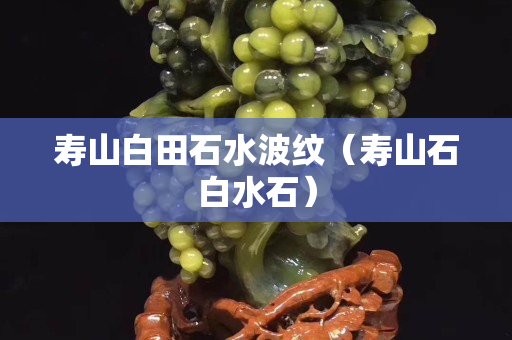 寿山白田石水波纹（寿山石白水石）