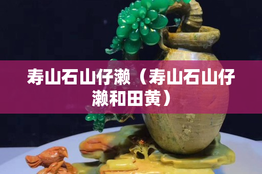 寿山石山仔濑（寿山石山仔濑和田黄）