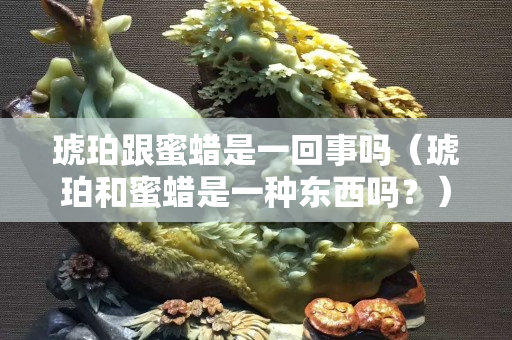 琥珀跟蜜蜡是一回事吗（琥珀和蜜蜡是一种东西吗？）