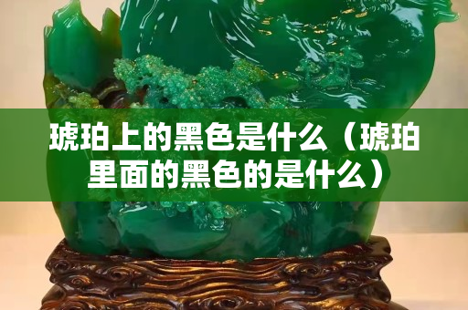 琥珀上的黑色是什么（琥珀里面的黑色的是什么）