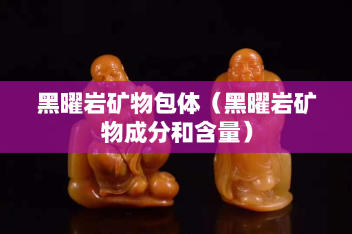 黑曜岩矿物包体（黑曜岩矿物成分和含量）