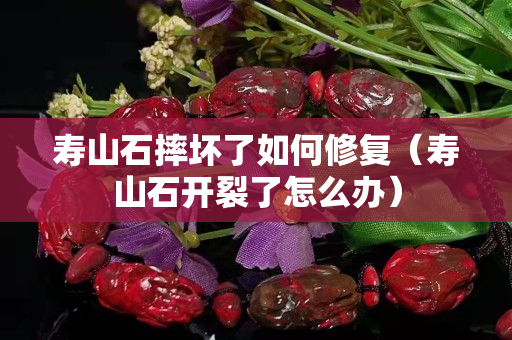 寿山石摔坏了如何修复（寿山石开裂了怎么办）