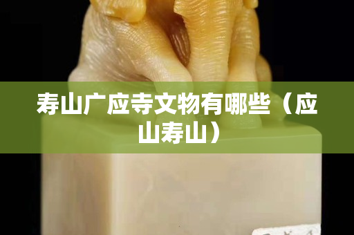 寿山广应寺文物有哪些（应山寿山）