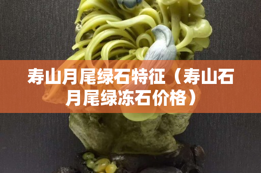 寿山月尾绿石特征（寿山石月尾绿冻石价格）