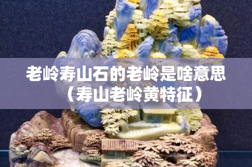 老岭寿山石的老岭是啥意思（寿山老岭黄特征）