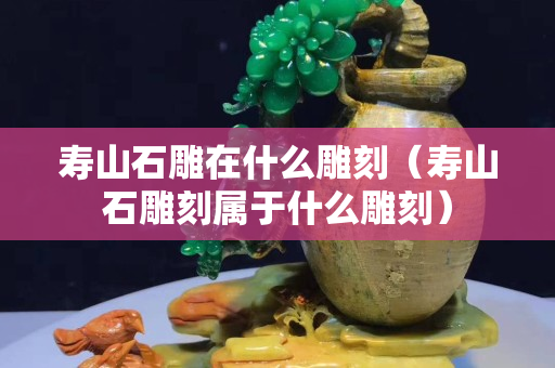寿山石雕在什么雕刻（寿山石雕刻属于什么雕刻）