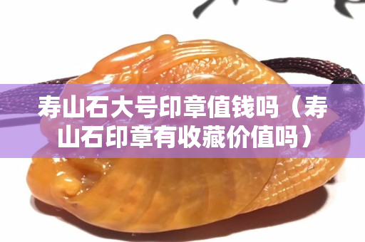 寿山石大号印章值钱吗（寿山石印章有收藏价值吗）